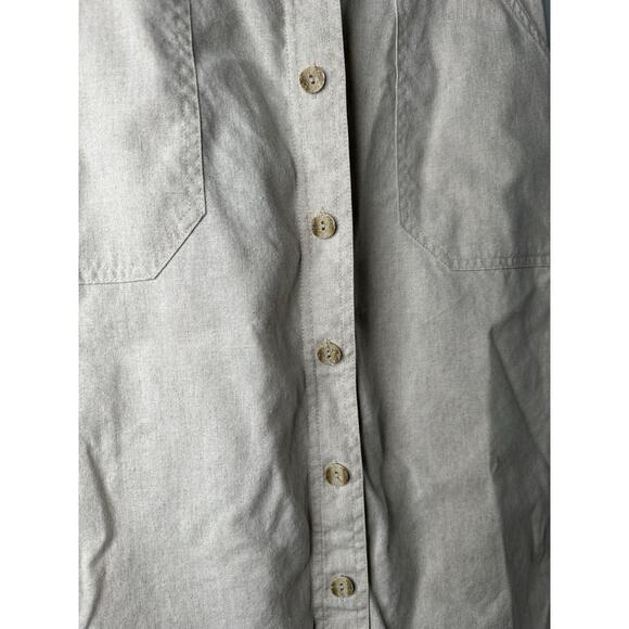 Liz Claiborne Sport Button Linen Blend Skirt Waist Size 8 - Picture 2 of 10